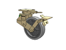 141XS08228SBL Albion Caster