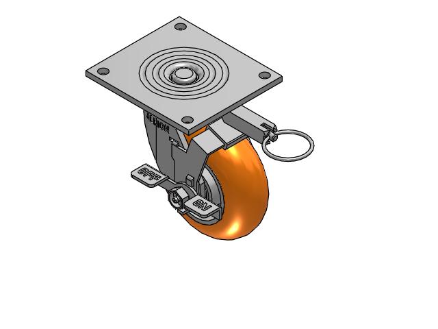 16AN05228SDFBAL Albion Caster