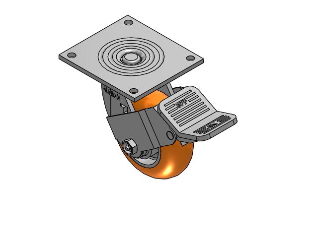 16AN05228SDFBE Albion Caster