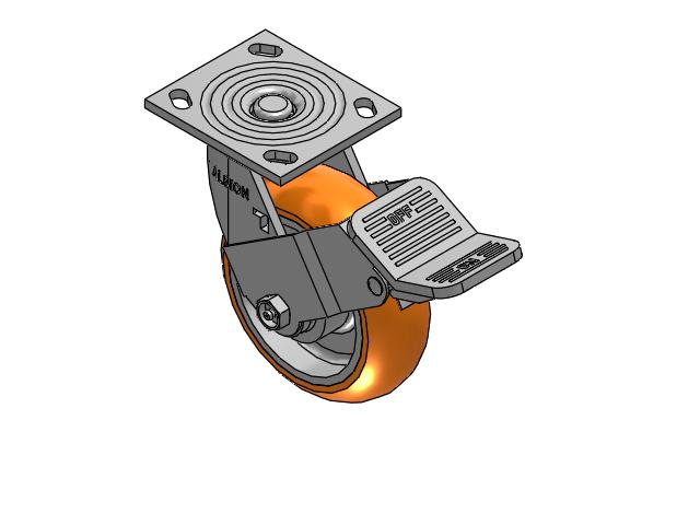 16AN06228SFBE Albion Caster