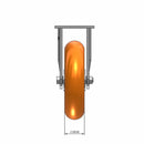 8"x2" USA-Rig Rigid Caster with MAX-Efficiency Orange Wheel