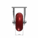 5"x2" USA-Rig Rigid Caster with MAX-Efficiency Maroon Wheel
