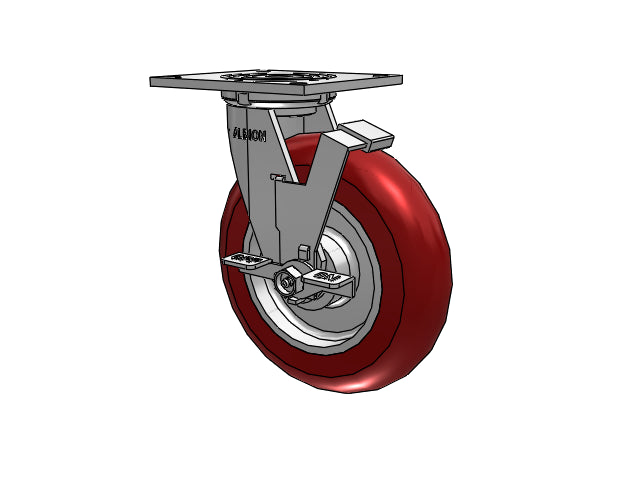 16AX08228SDFBA Albion Swivel Caster