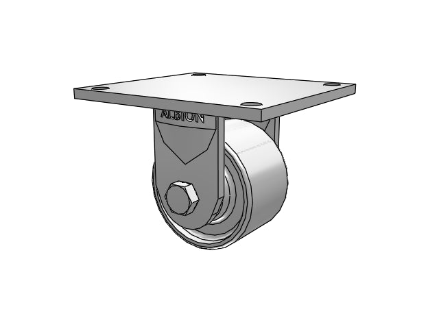 16CA03201RD Albion Rigid Caster