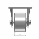 3.25"x2" USA-Rig Rigid Caster with Heavy-Duty Cast Iron Wheel