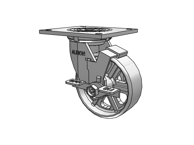 16CA05201SDFBA Albion Swivel Caster