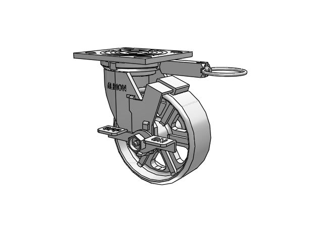 16CA05201SFBAL Albion Swivel Caster