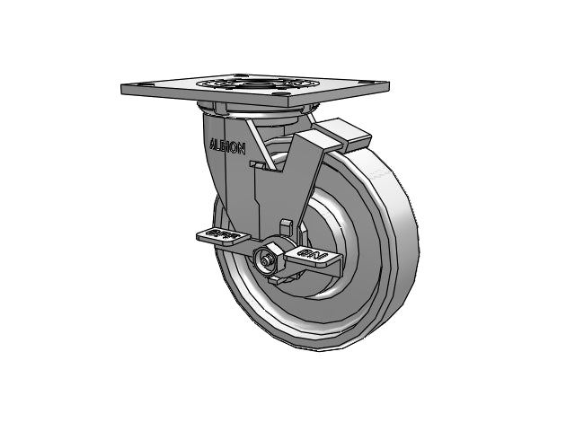 16CA06101SDFBA Albion Swivel Caster