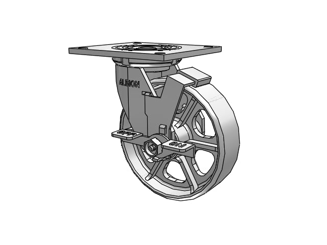 16CA06201SDFBA Albion Swivel Caster