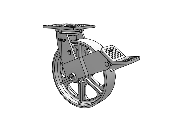 16CA08201SFBE Albion Swivel Caster