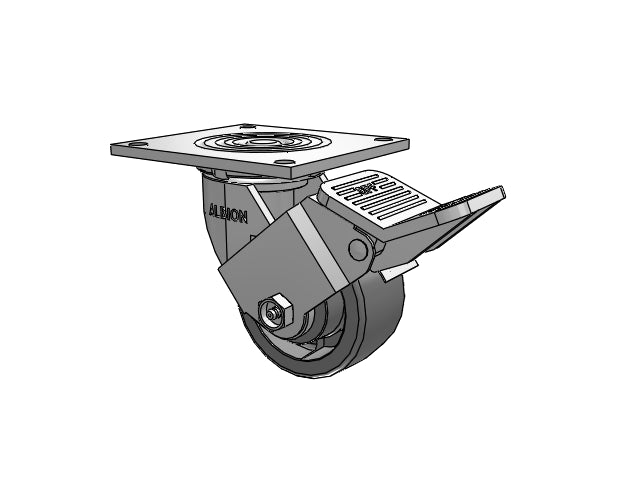 16DT04201SDFBE Albion Swivel Caster