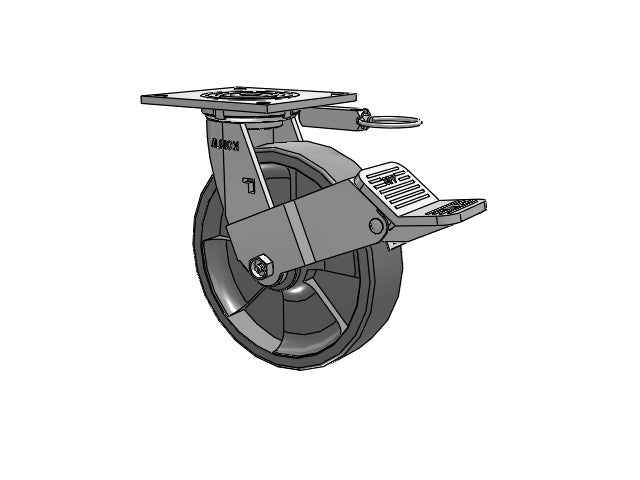 16DT08201SDFBEL Albion Swivel Caster