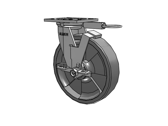 16DT08201SFBAL Albion Swivel Caster