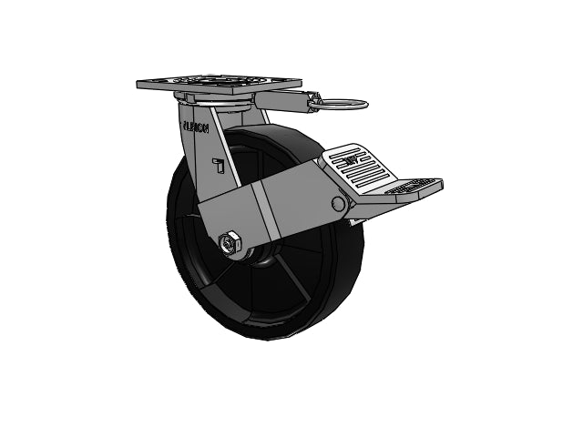 16HT08201SFBEL Albion Swivel Caster