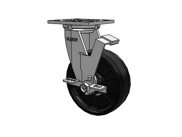 16NG08251SFBA Albion Swivel Caster