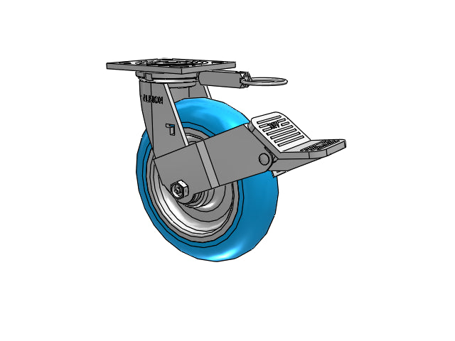 16NP08228SFBEL Albion Swivel Caster