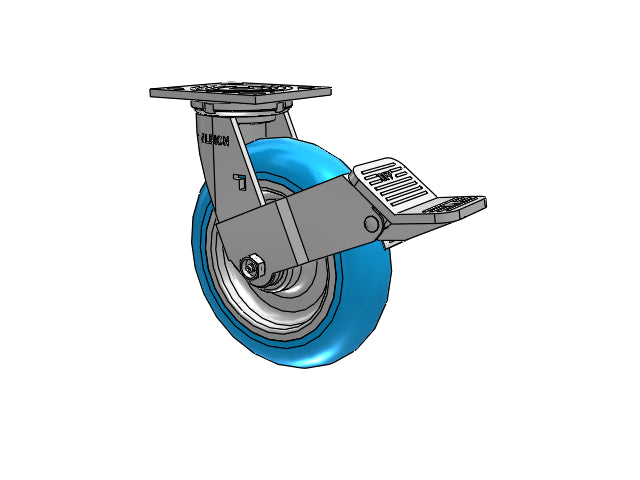16NP08228SFBE Albion Swivel Caster