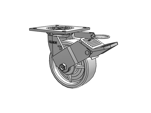 16NW06201SDFBEL Albion Swivel Caster