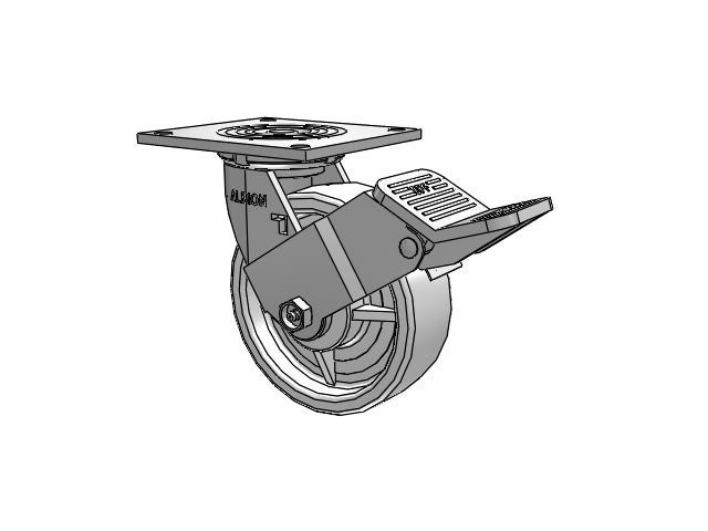 16NW06201SDFBE Albion Swivel Caster