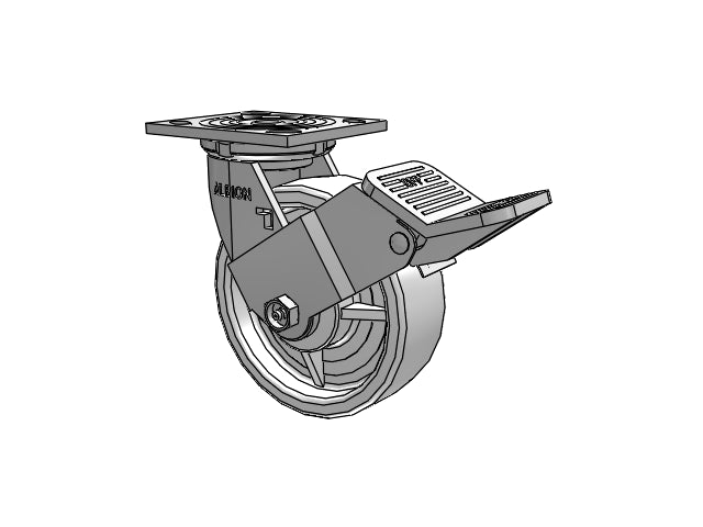 16NW06201SFBE Albion Swivel Caster