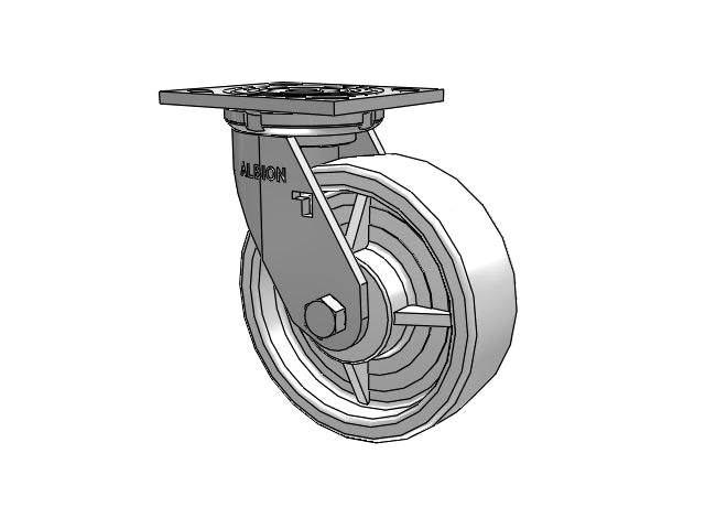 16NW06201S Albion Swivel Caster