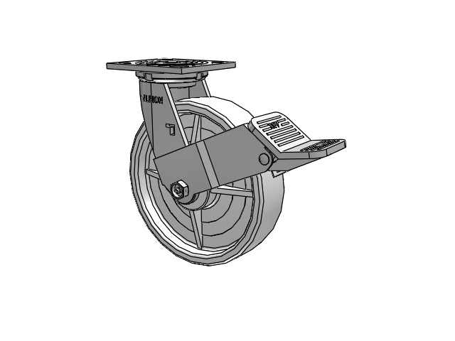 16NW08201SFBE Albion Swivel Caster