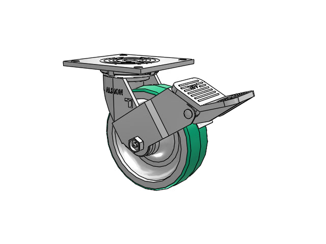 16PD06201SDFBE Albion Swivel Caster