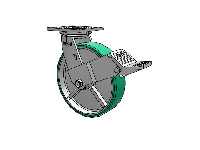 16PI08201SFBE Albion Swivel Caster