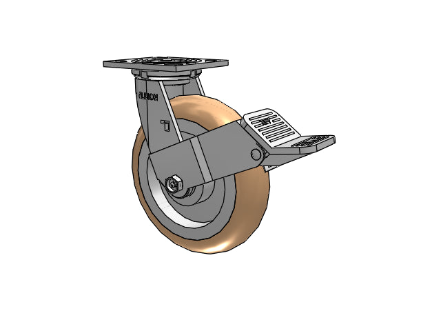 16PM08228SFBE80A Albion Swivel Caster