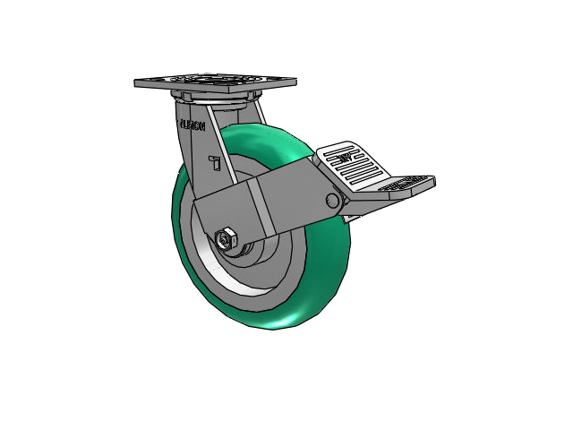 16PM08228SFBE Albion Swivel Caster