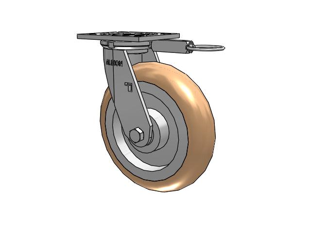 16PM08228SL80A Albion Swivel Caster