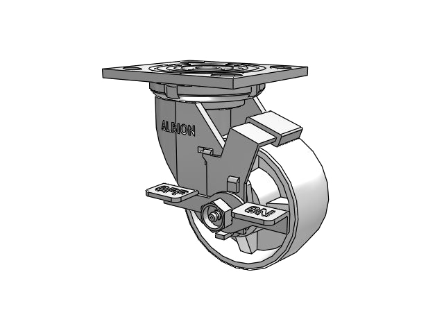 16RW04241SFBA Albion Swivel Caster