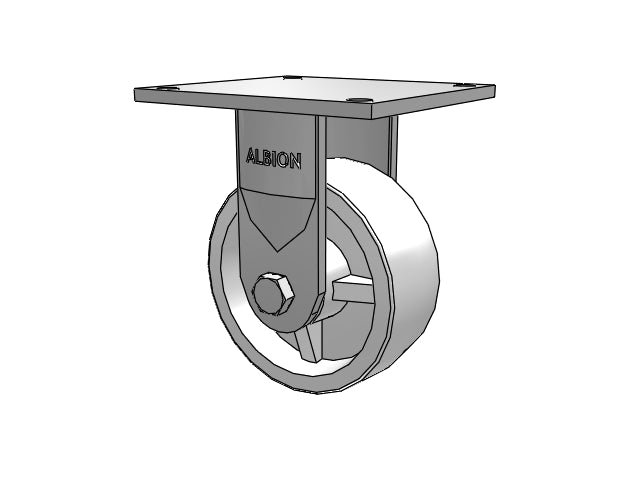 16RW05241RD Albion Rigid Caster