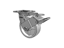 16RW06241SFBEL Albion Swivel Caster