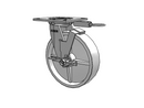16RW08241SDFBAL Albion Swivel Caster