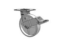 16RW08241SDFBE Albion Swivel Caster