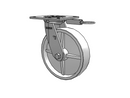 16RW08241SDL Albion Swivel Caster