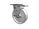 16RW08241SFBAL Albion Swivel Caster