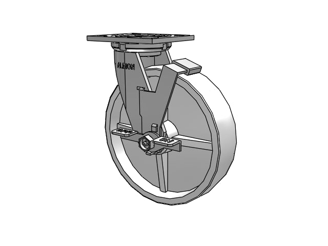 16RW08241SFBA Albion Swivel Caster