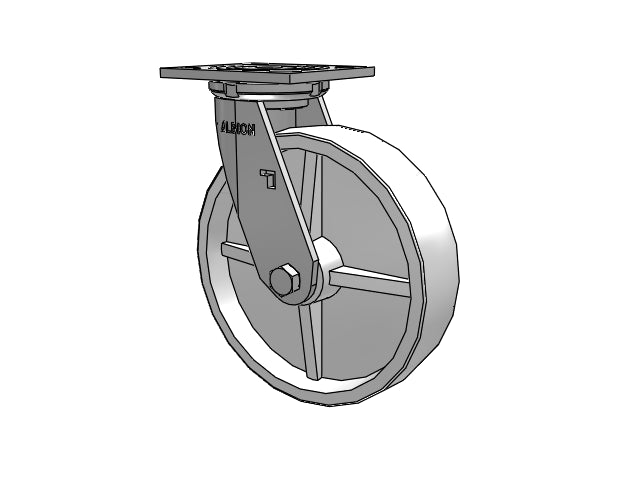 16RW08241S Albion Swivel Caster