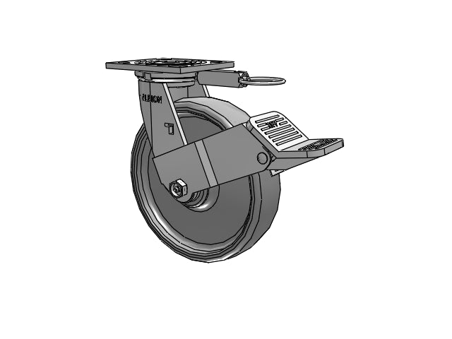 16SE08228SFBEL Albion Swivel Caster