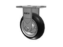 USA-Rig 6"x2" Never-Flat SZ Wheel Rigid Caster with 4"x4.5" Plate