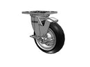 USA-Rig 6"x2" Never-Flat SZ Wheel Side-Lock Caster with 4"x4.5" Plate