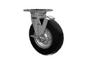 USA-Rig 8"x2" Never-Flat SZ Wheel Side-Lock Caster with 4"x4.5" Plate