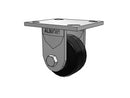 USA 3.25"x1.5" Phenolic Wheel Rigid Caster with 4"x4.5" Plate