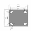 3.25"x2" USA-Made Rigid Caster with Phenolic Wheel