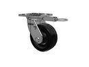 USA 5"x2" Phenolic Wheel Caster with 4"x4.5" Plate & Swivel Lock
