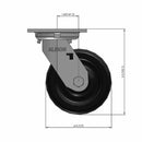 5"x2" USA-Made Swivel Caster with Phenolic Wheel