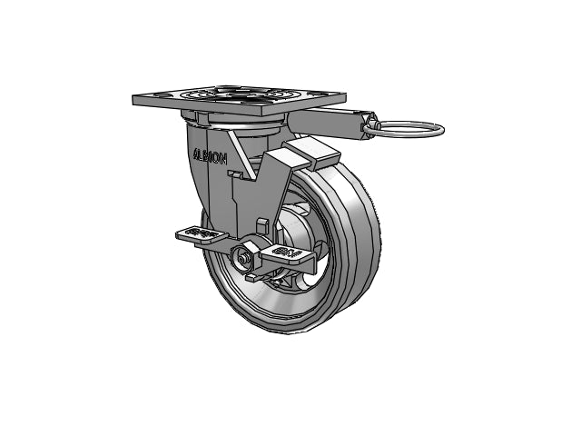 16VG05201SFBAL Albion Swivel Caster