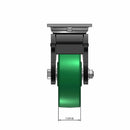 6"x2" USA-Rig 7.5" High Total Lock Caster Solid Blue Polyurethane Wheel